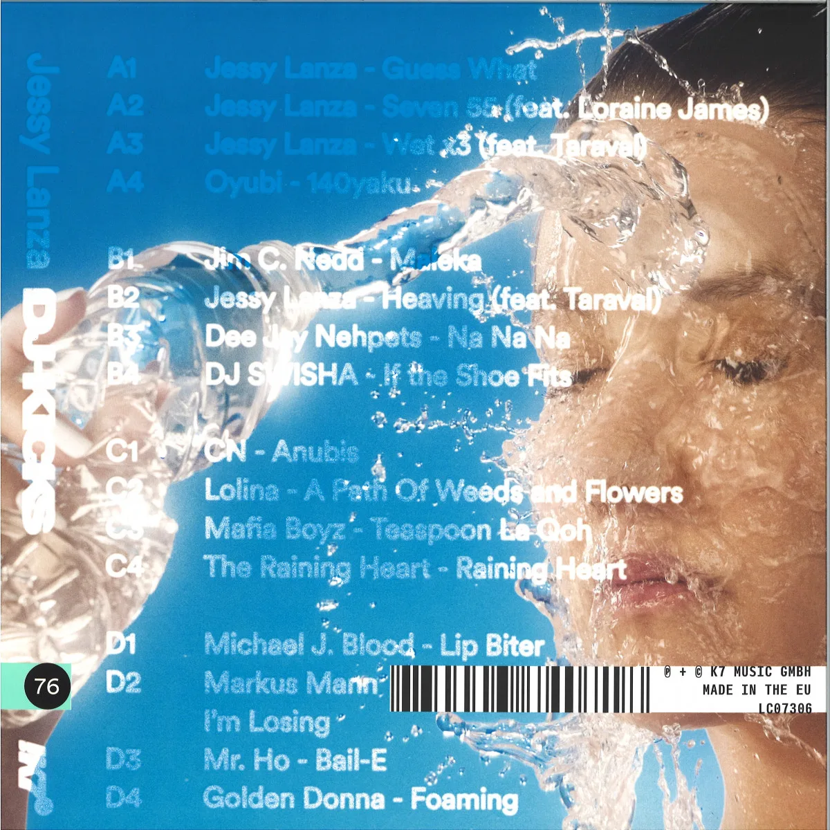 Back cover — Jessy Lanza — DJ-KICKS LP 2x12"
