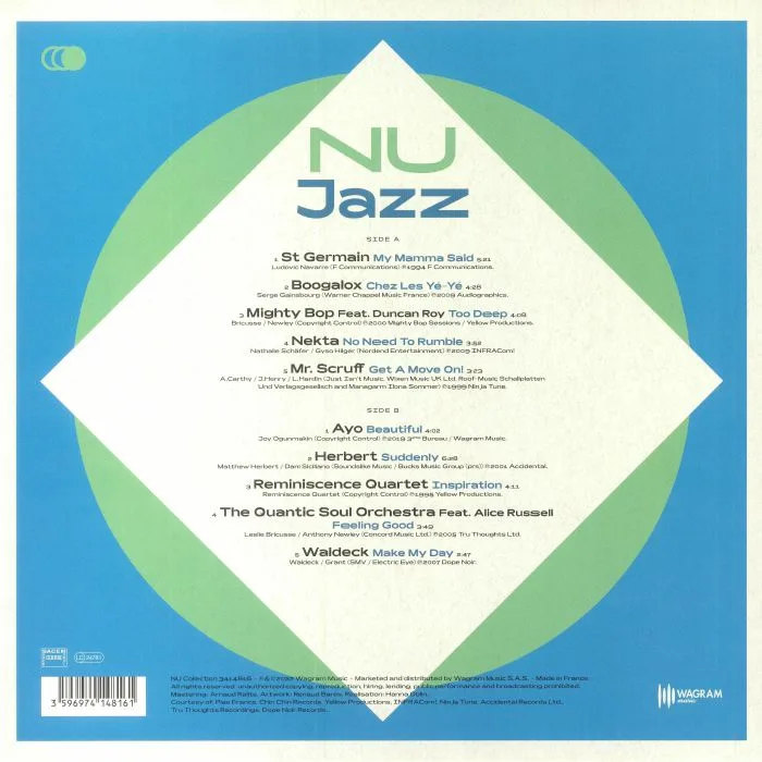 Back cover — VARIOUS — Nu Jazz: The Finest Jazzy Tracks From The New Generation