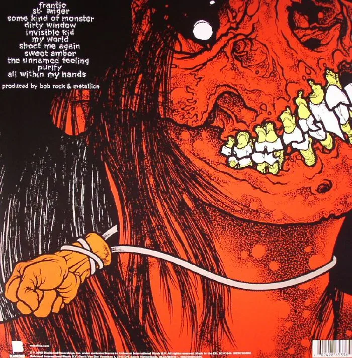 Back cover — METALLICA — St Anger