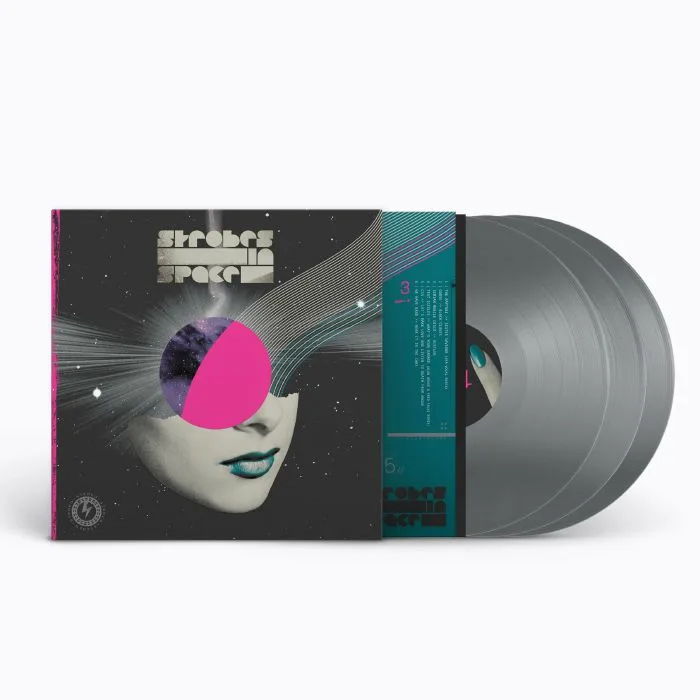 Front cover — VARIOUS — Strobes In Space: Indie Sleaze Nu Rave & Future Disco 2000-2009