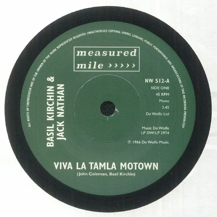 Basil KIRCHIN / JACK NATHAN / ALAN PARKER / WILLIAM PARISH — Viva La Tamla Motown