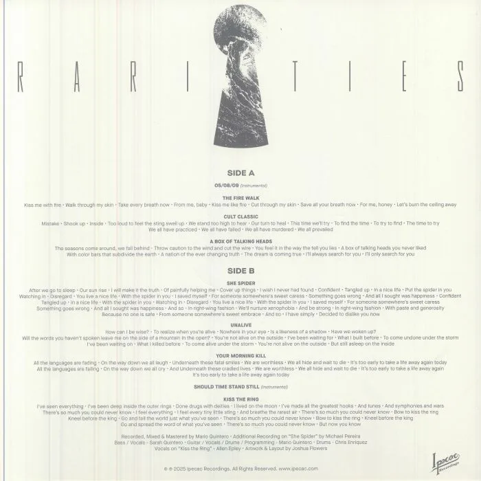 Back cover — SPOTLIGHTS — Rarities