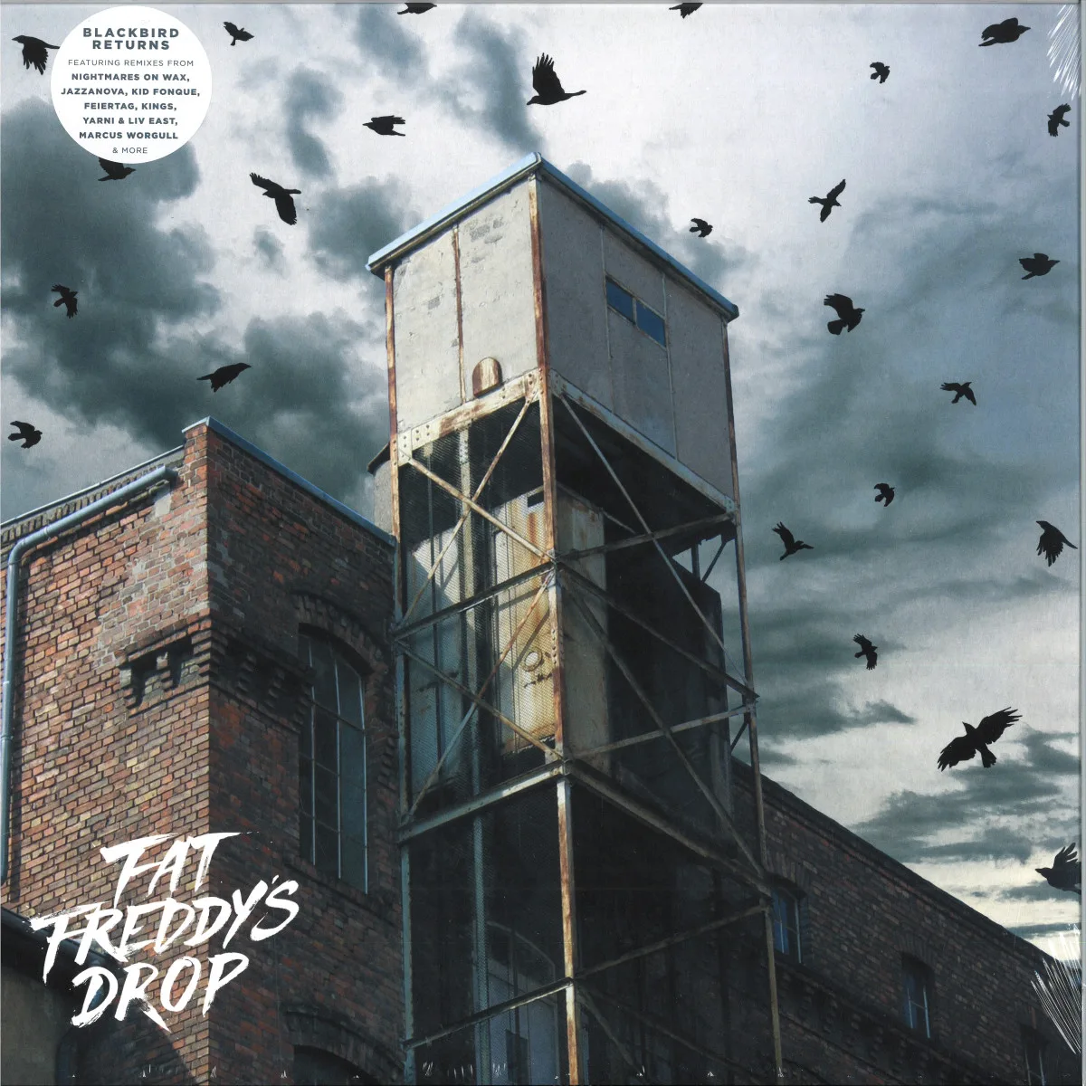 Лицевая сторона обложки — Fat Freddy's Drop — Blackbird Returns LP 2x12"