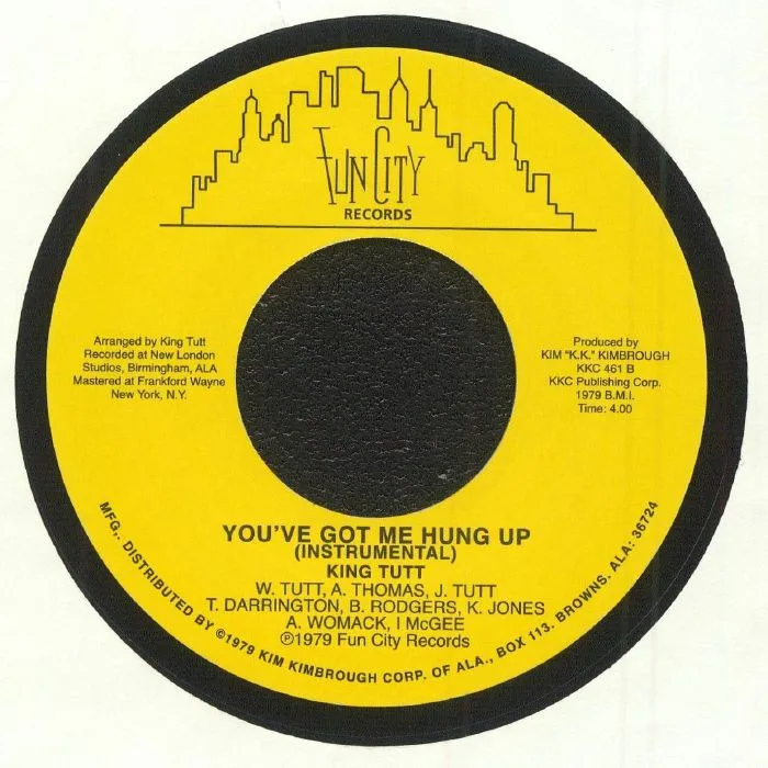 Обратная сторона обложки — KING TUTT — You've Got Me Hung Up (reissue)