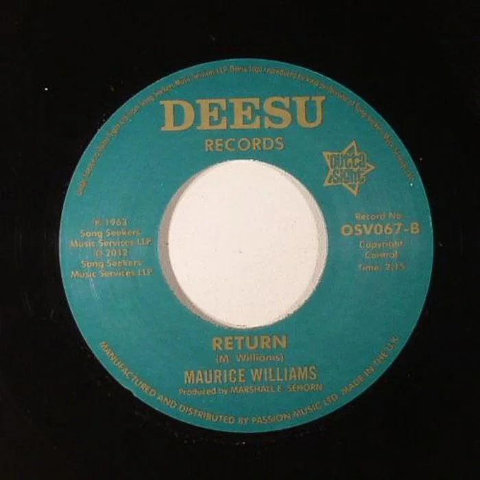 Back cover — Maurice WILLIAMS — Being Without You