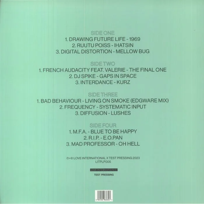 Back cover — ORPHEU THE WIZARD / VARIOUS — The Sound Of Love International 005