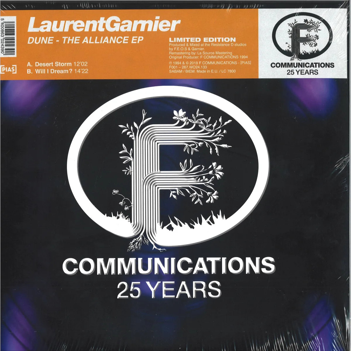 Laurent Garnier — DUNE - THE ALLIANCE EP
