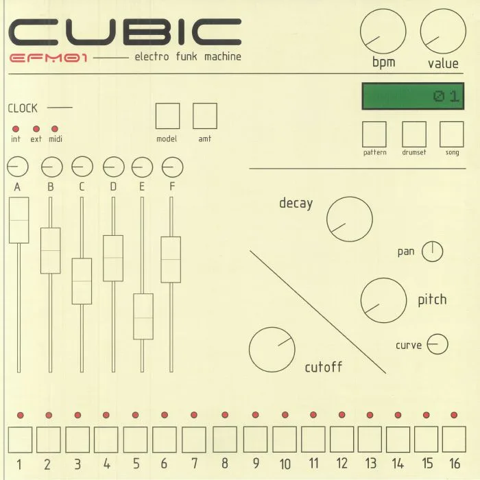 Лицевая сторона обложки — CUBIC — EFM 01 EP
