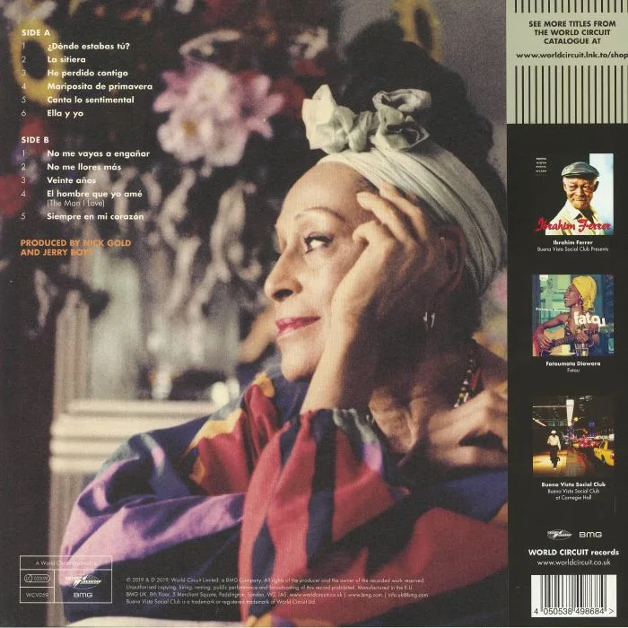 Обратная сторона обложки — Omara PORTUONDO — Buena Vista Social Club Presents: Omara Portuondo