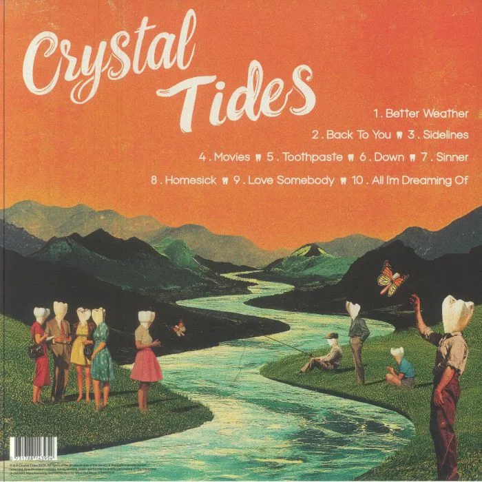 Back cover — CRYSTAL TIDES — Toothpaste