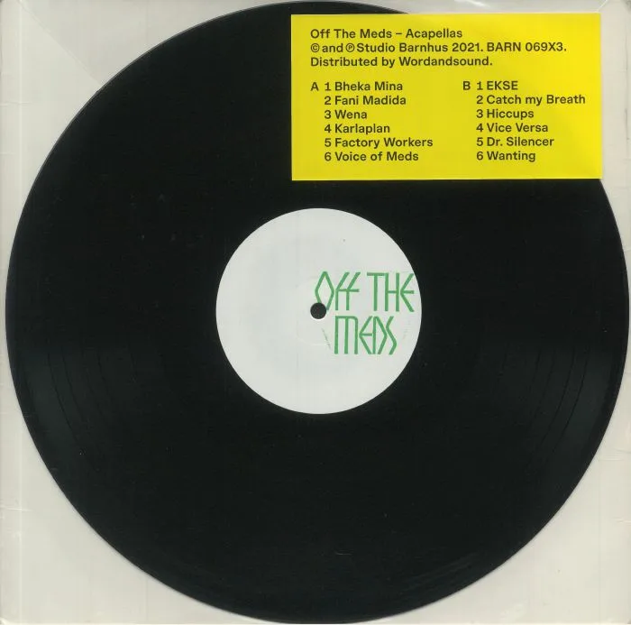 Front cover — OFF THE MEDS — Off The Meds: Acapellas