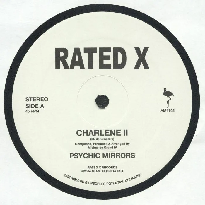 Лицевая сторона обложки — PSYCHIC MIRRORS — Charlene II