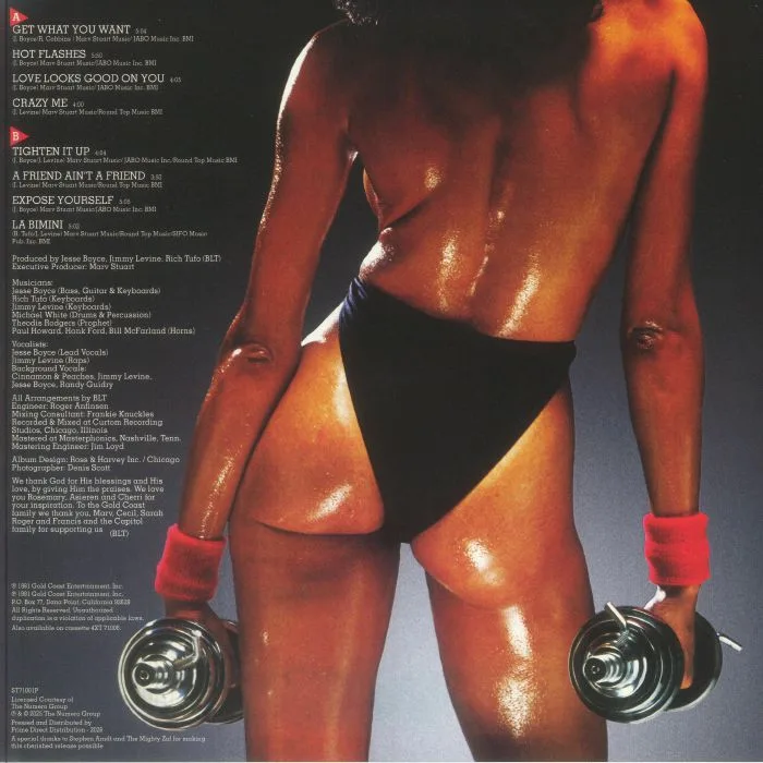 Back cover — SPUNK — Tighten It Up (Record Store Day RSD 2026)