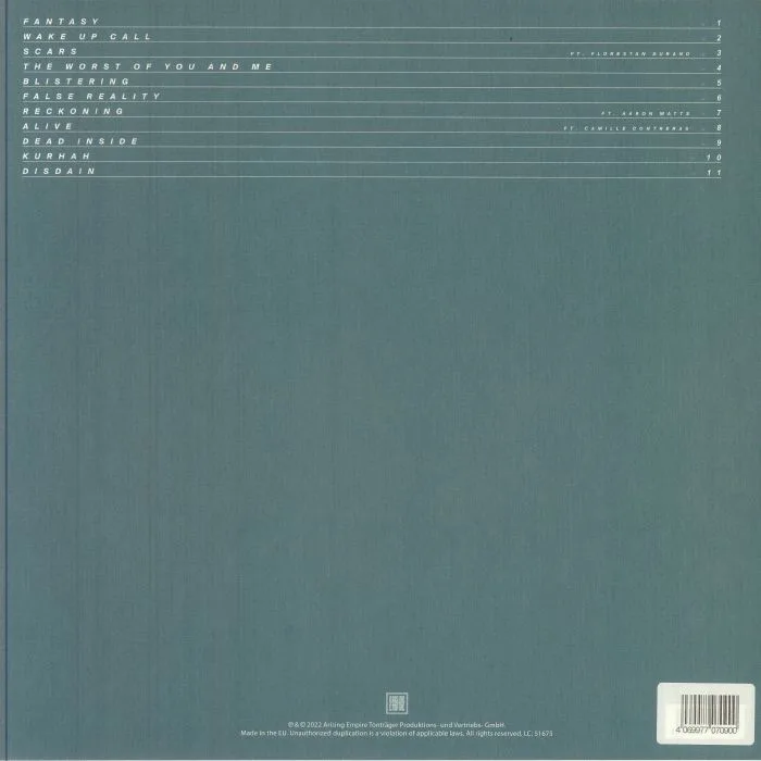 Back cover — LANDMVRKS — Fantasy (reissue)
