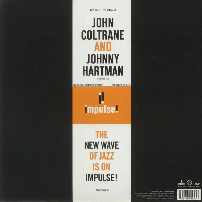 Back cover — John COLTRANE / JOHNNY HARTMAN — John Coltrane & Johnny Hartman (Acoustic Sounds Series)