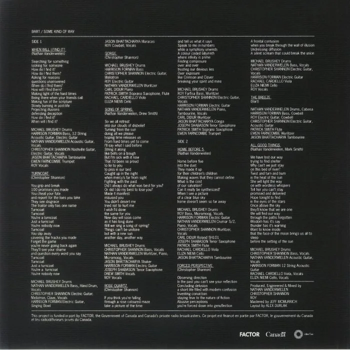 Обратная сторона обложки — BART — Some Kind Of Way