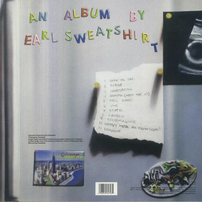 Обратная сторона обложки — EARL SWEATSHIRT — Live Laugh Love