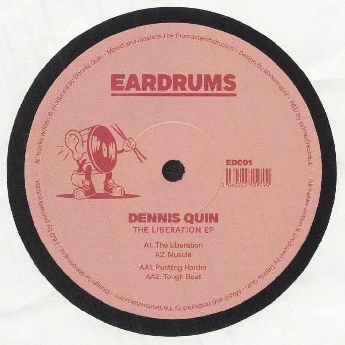 Back cover — Dennis QUIN — The Liberation EP