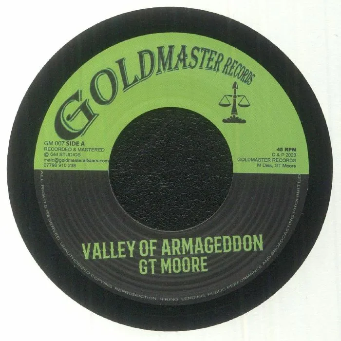 GT MOORE — Valley Of Armageddon