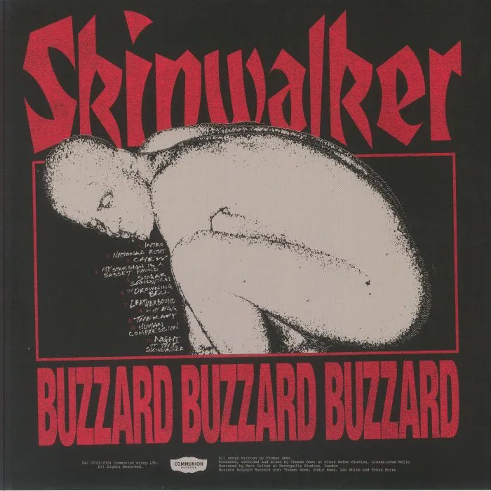 Обратная сторона обложки — BUZZARD BUZZARD BUZZARD — Skinwalker