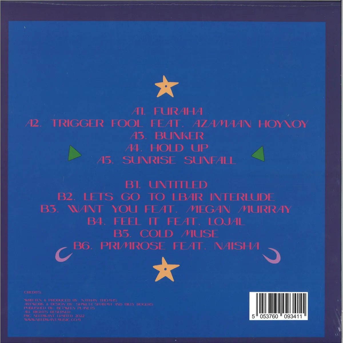 Back cover — Nate08 — Furaha LP