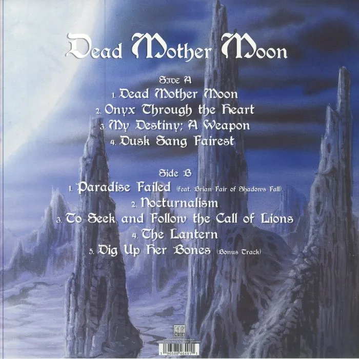 Обратная сторона обложки — UPON STONE — Dead Mother Moon