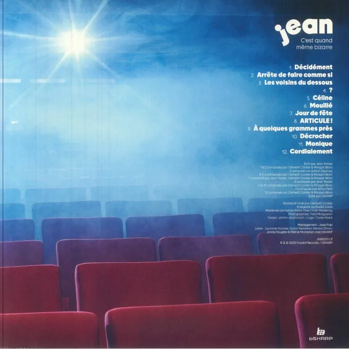 Back cover — JEAN — C'est Quand Meme Bizarre