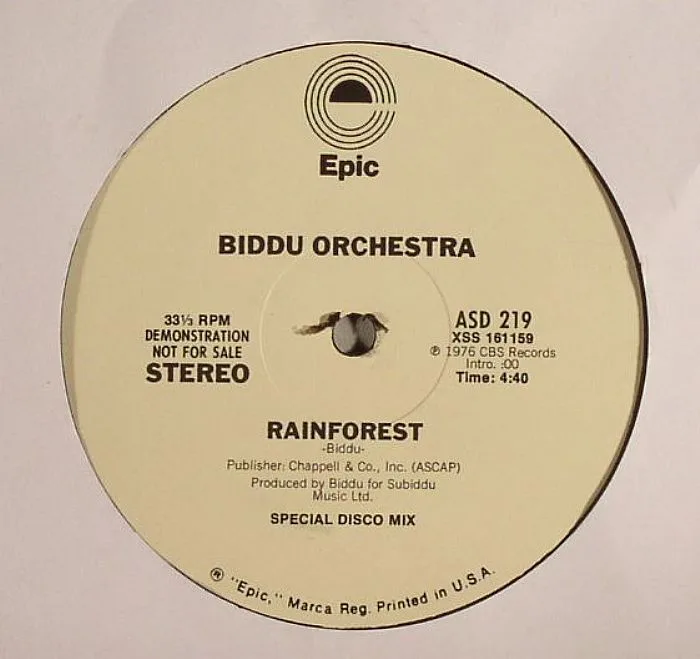 Обратная сторона обложки — BIDDU ORCHESTRA — Rainforest