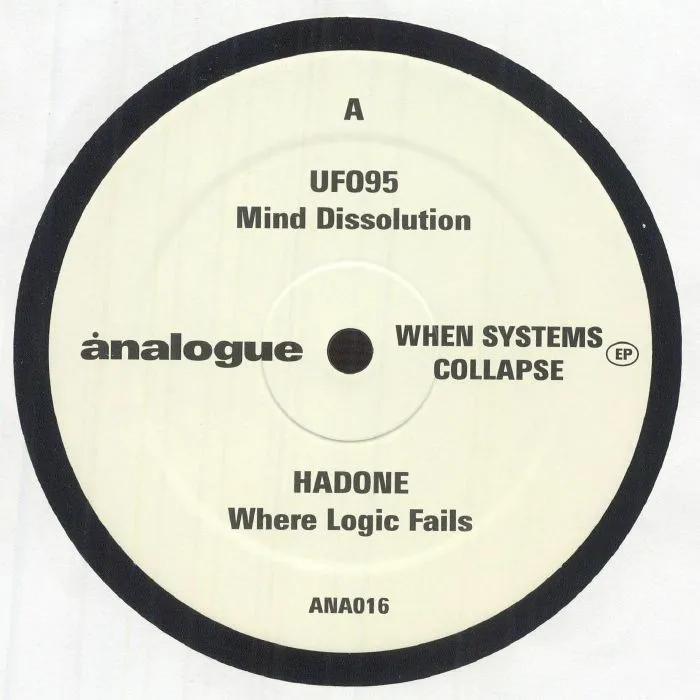 Front cover — UFO95 / HADONE — When Systems Collapse