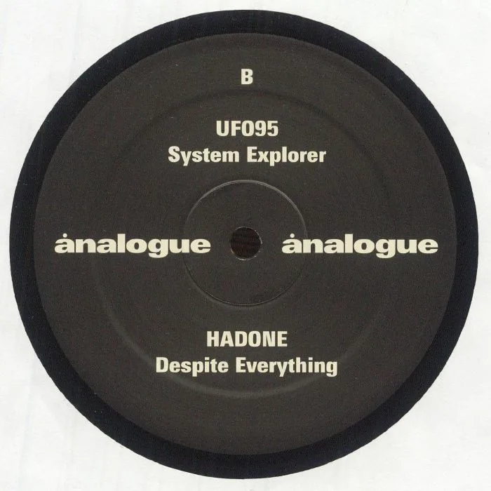 Back cover — UFO95 / HADONE — When Systems Collapse