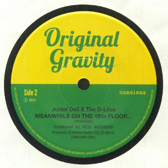 Back cover — Junior DELL & THE D LITES — Step On