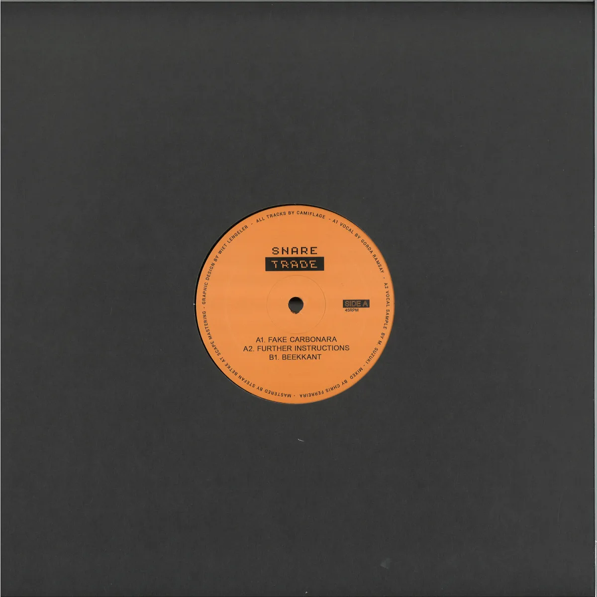 Back cover — Camiflage — SNARETRADE 001