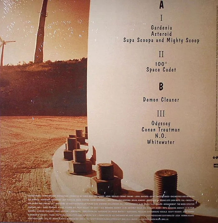 Back cover — KYUSS — Welcome To Sky Valley