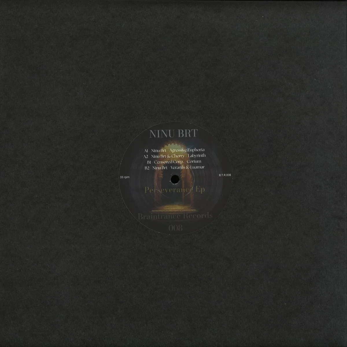 Обратная сторона обложки — Ninu Brt — Perseverance EP