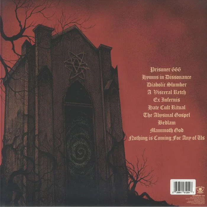Обратная сторона обложки — WHITECHAPEL — Hymns In Dissonance
