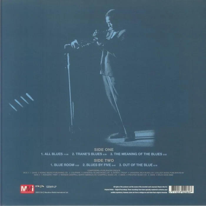 Back cover — Miles DAVIS — All Blues (reissue)
