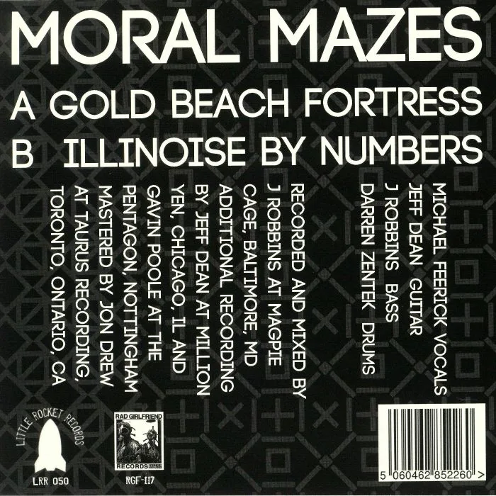Обратная сторона обложки — MORAL MAZES — Gold Beach Fortress