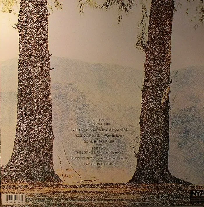 Back cover — Neil YOUNG / CRAZY HORSE — Everybody Knows This Is Nowhere (B-STOCK)
