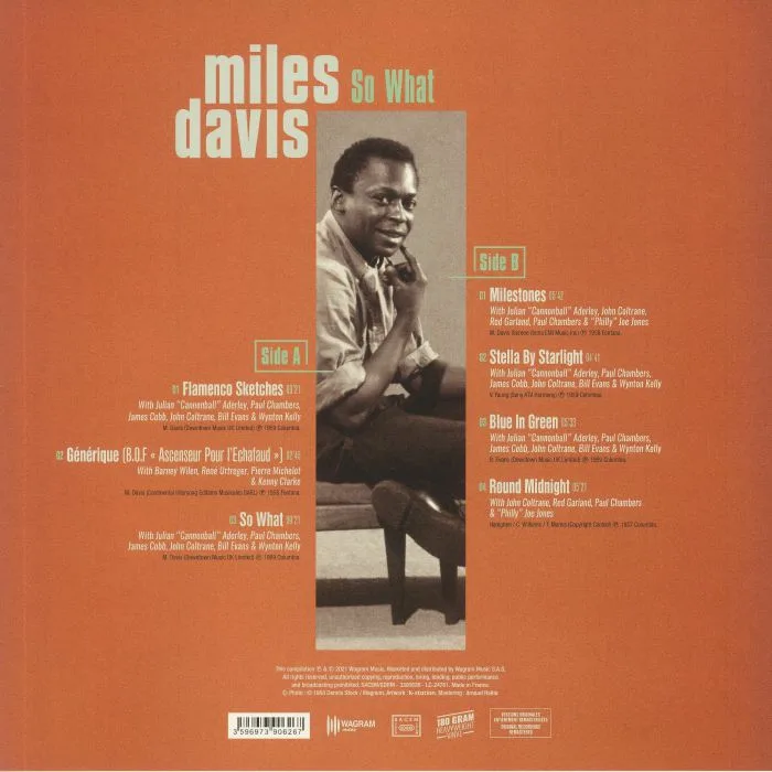 Обратная сторона обложки — Miles DAVIS — So What (remastered)