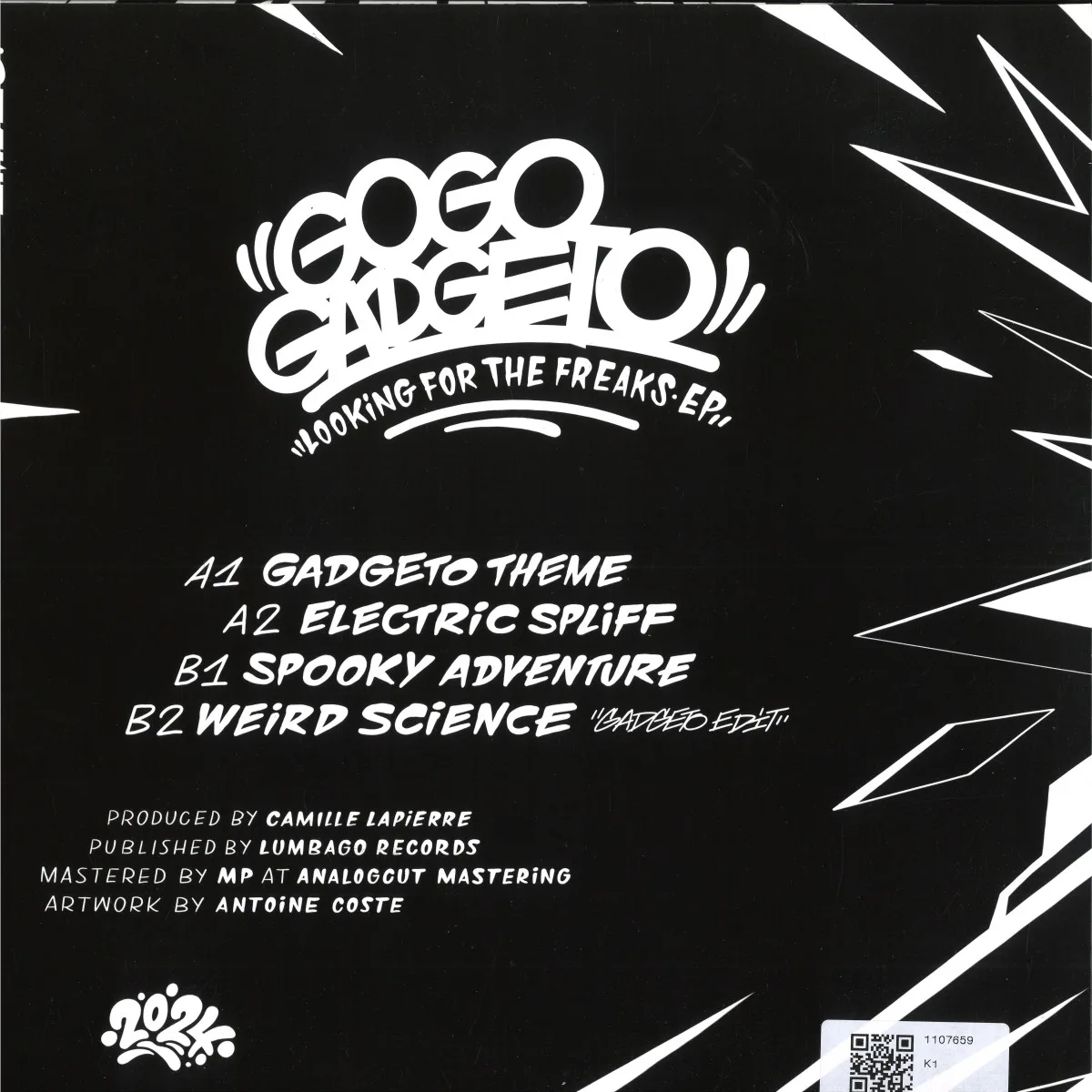Back cover — Gogo Gadgeto — Looking For The Freaks