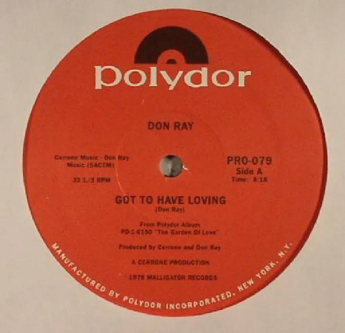 Front cover — Don RAY — Got To Have Loving