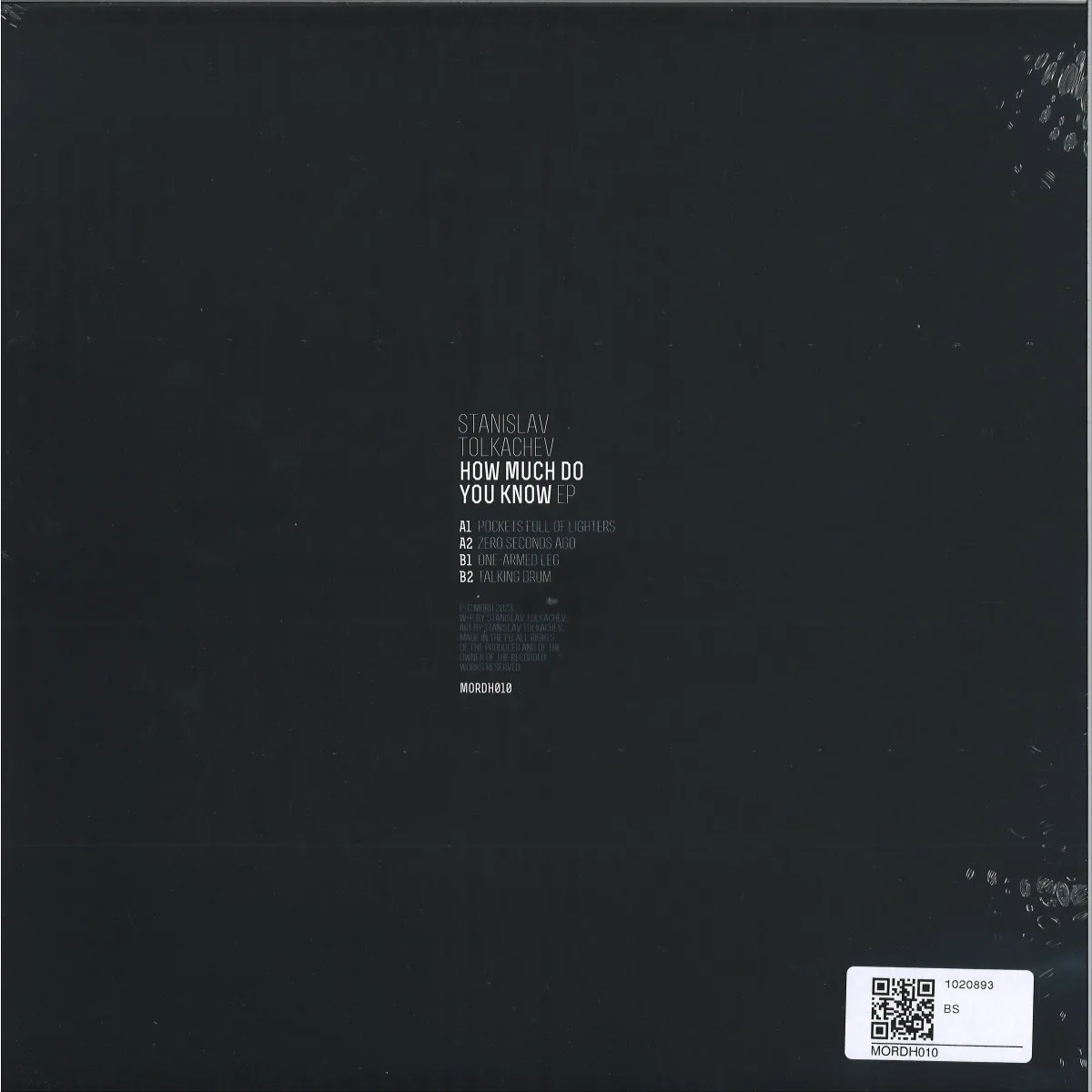 Обратная сторона обложки — Stanislav Tolkachev — How much do you know? EP