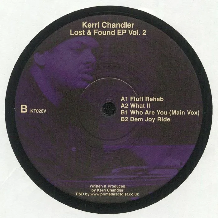 Back cover — Kerri CHANDLER — Lost & Found EP Vol 2