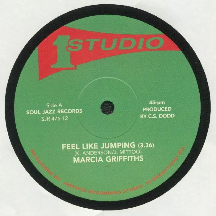 Front cover — Marcia GRIFFITHS / DUB SPECIALIST — Feel Like Jumping