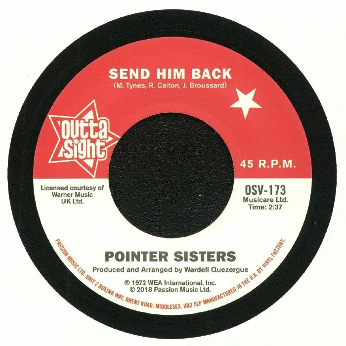 The POINTER SISTERS / THE DRIFTERS — Send Him Back