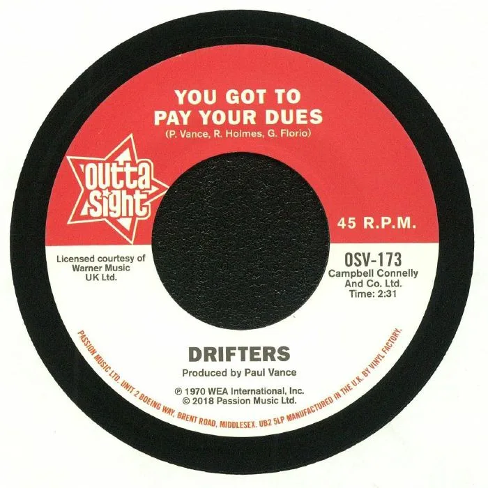 Back cover — The POINTER SISTERS / THE DRIFTERS — Send Him Back