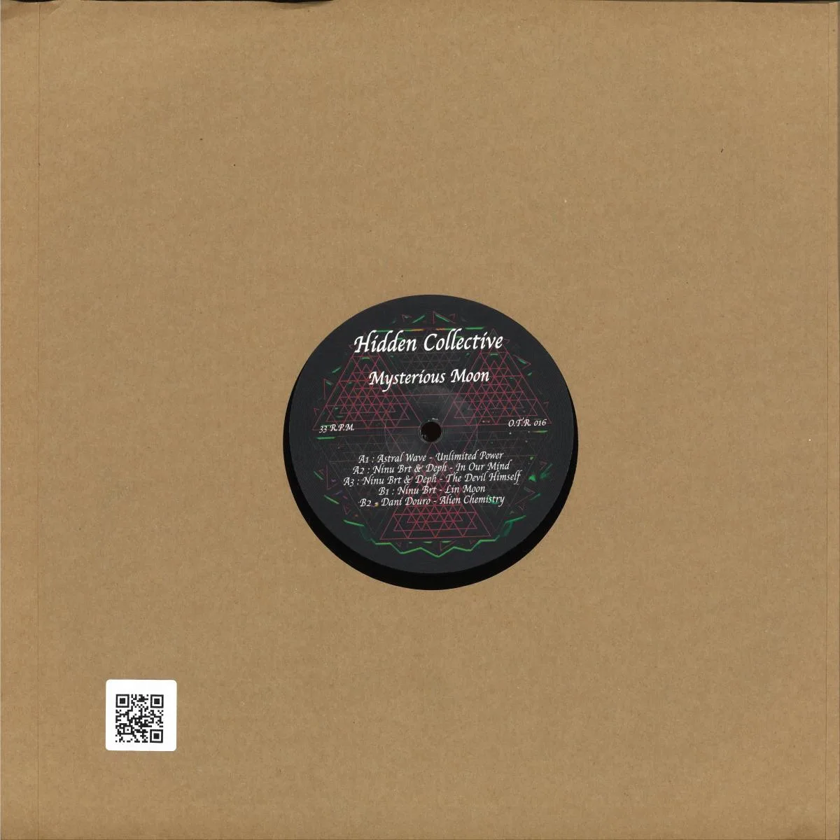Back cover — Hidden Collective — Mysterious Moon