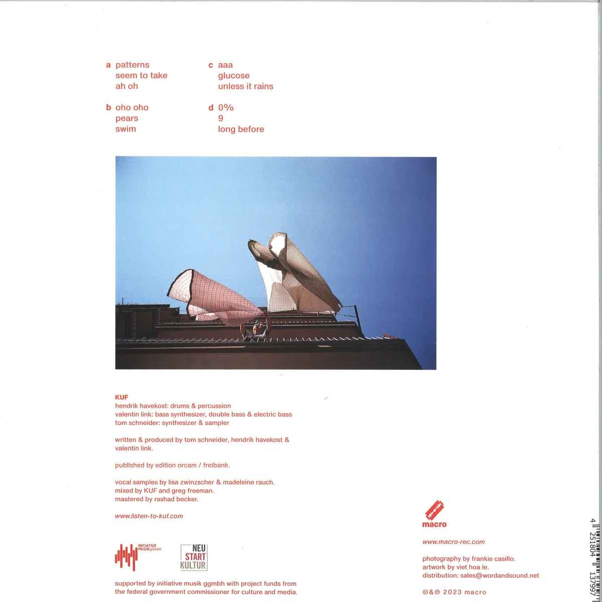 Back cover — Kuf — YIELD 2x12"