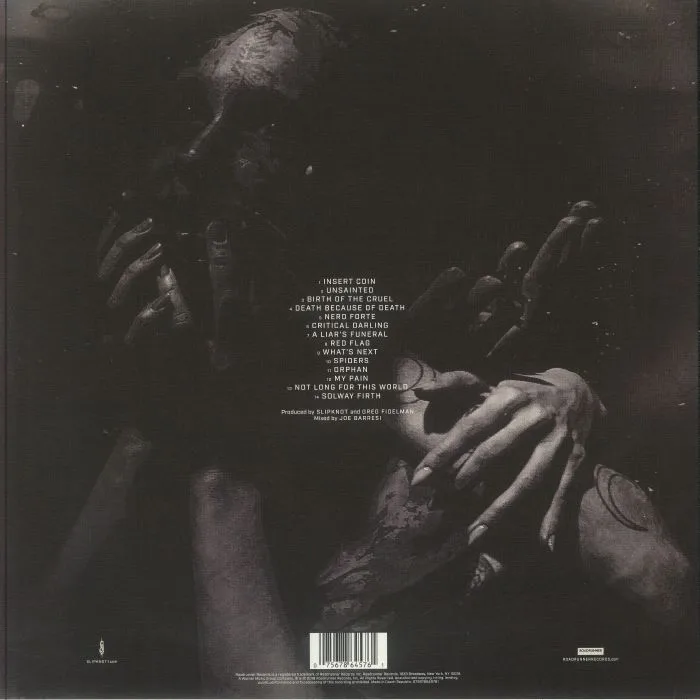 Back cover — SLIPKNOT — We Are Not Your Kind
