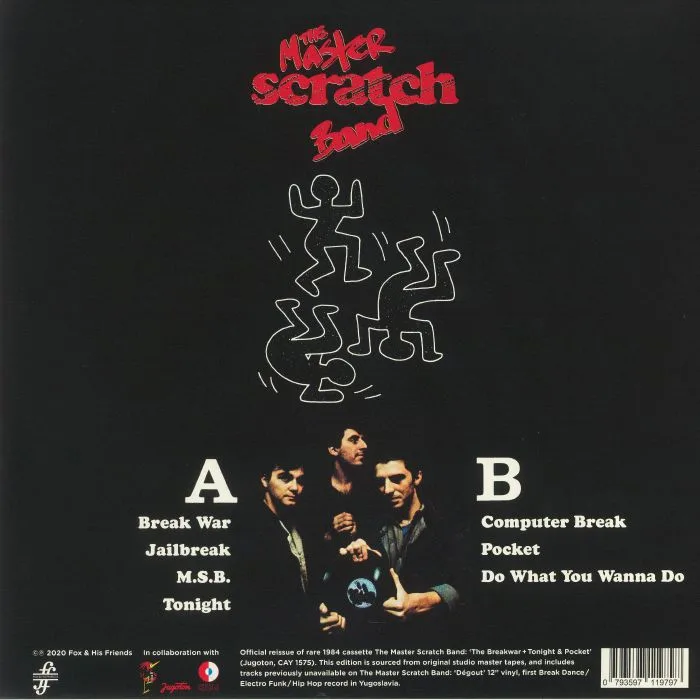 Обратная сторона обложки — The MASTER SCRATCH BAND — The Breakwar